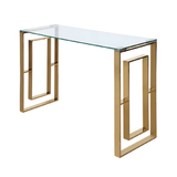 Lania Gold Console Table