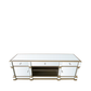 Glam Large Champagne Mirrored Media Unit