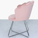 Light Pink Shell Back Dining Chair