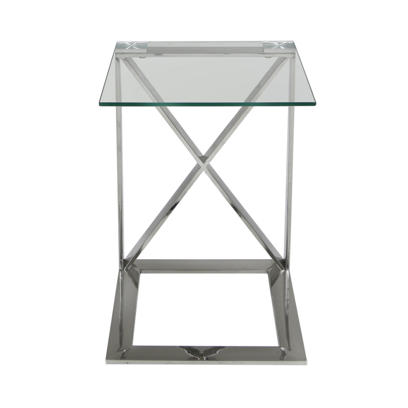 Zen Stainless Steel Sofa Table