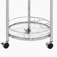 Henry Chrome Metal and Clear Trolley