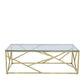 Gold Metal Coffee Table