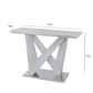 Mara Marble Effect Console Table