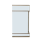 Glam Large Champagne Mirrored Media Unit