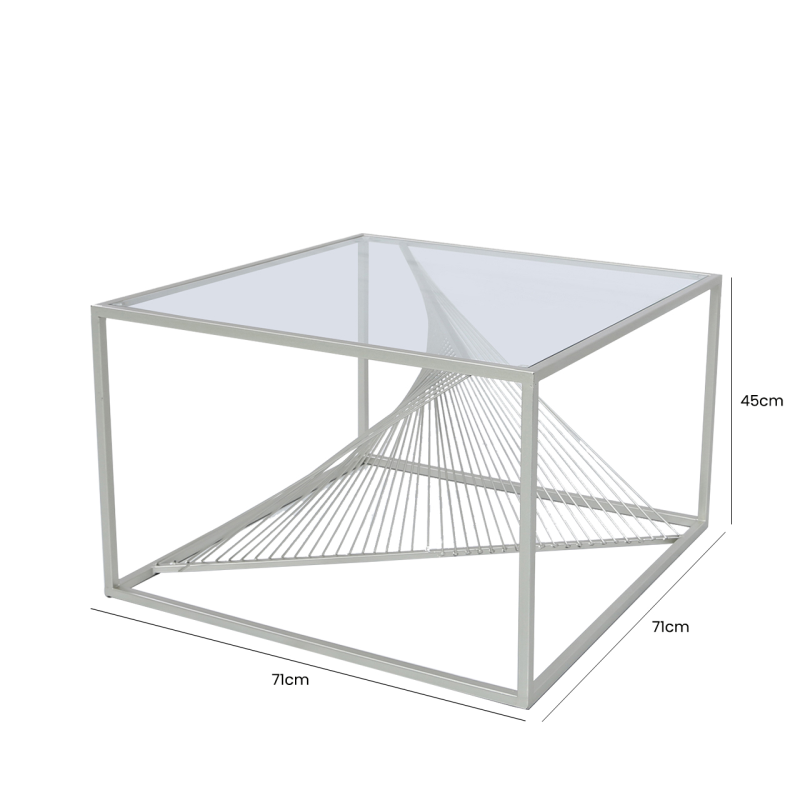 Moon Silver Coffee Table