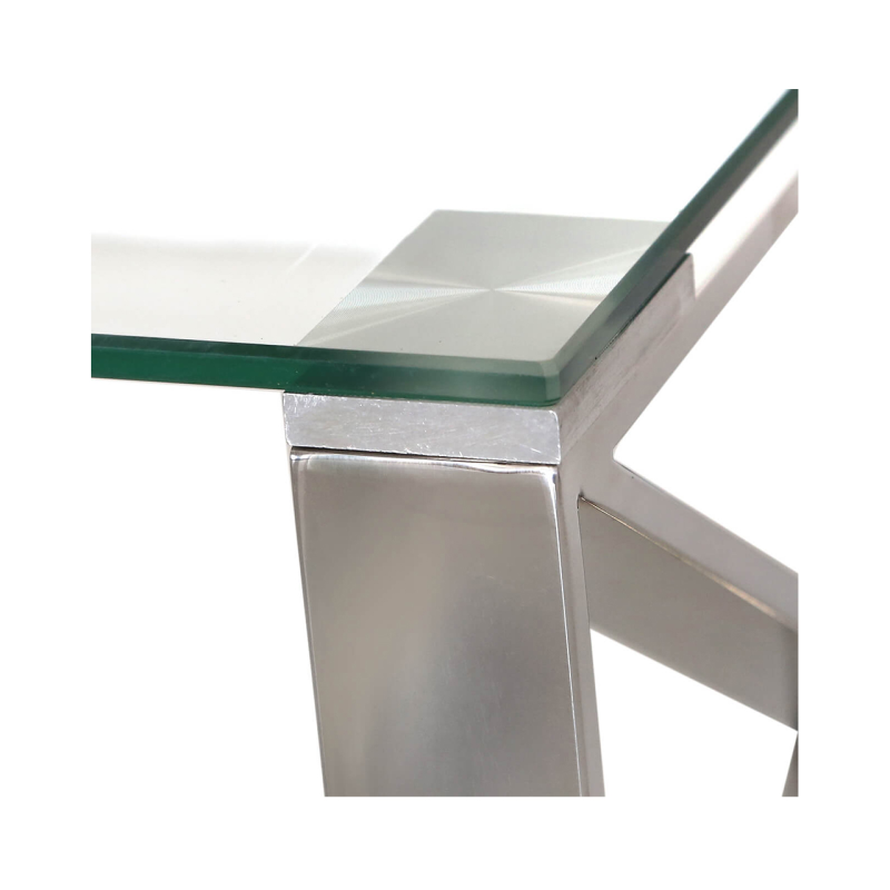 Zen Stainless Steel Console Table