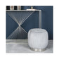 Gage Grey Round Footstool