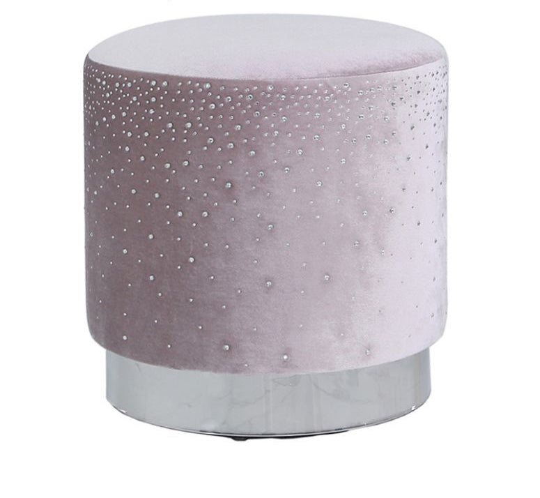Kent Round Stool with Sparkle Pattern *(Available in various colours)