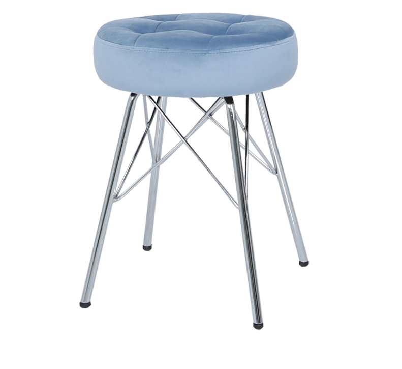 Eve Light Pink Tufted Stool *(Also available in various colours)