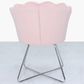 Light Pink Shell Back Dining Chair