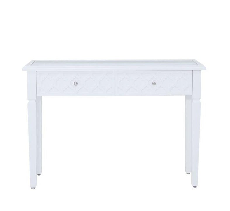 Casablanca White Console Table