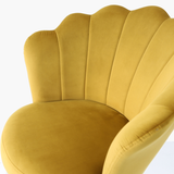 Mustard Yellow Shell Back Dining Chair