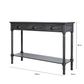 Delta Large Grey Console Table