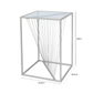 Moon Silver End Table