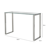 Henry Silver Console Table