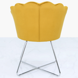 Mustard Yellow Shell Back Dining Chair
