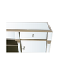 Glam Large Champagne Mirrored Media Unit
