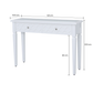 Casablanca White Console Table