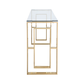 Lania Gold Console Table