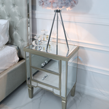 Vienna Champagne Bedside Table