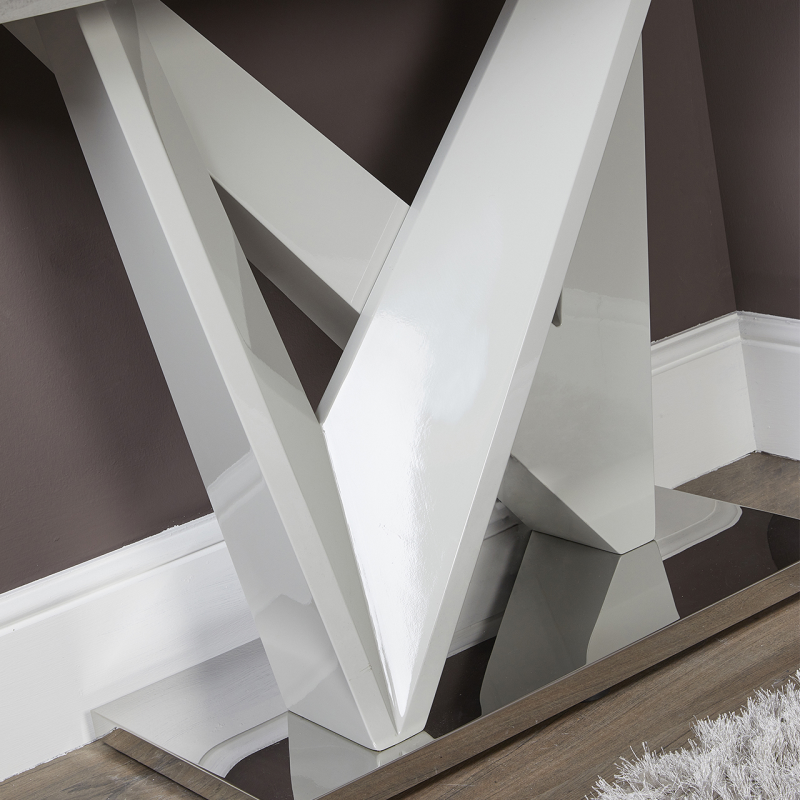 Mara Marble Effect Console Table