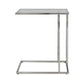 Henry C-shaped Silver  Sofa Table