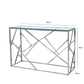 Stainless Steel Metal Console Table