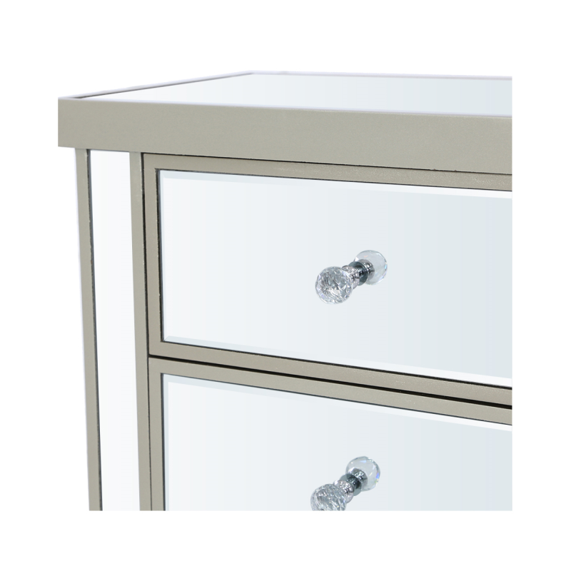 Vienna Champagne Bedside Table