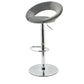 Oliver Grey Velvet Bar Stool