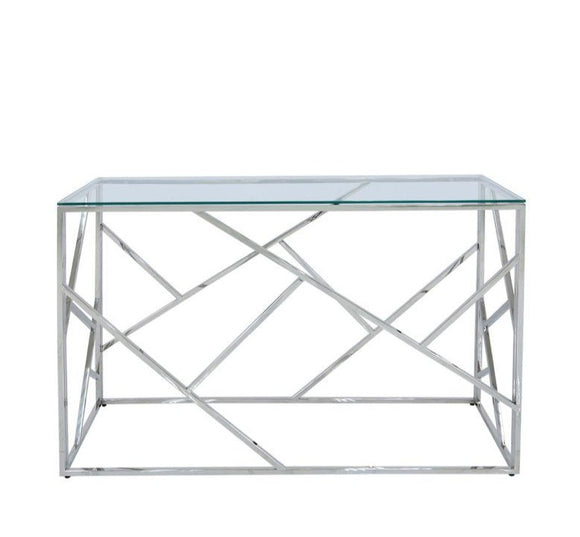 Stainless Steel Metal Console Table
