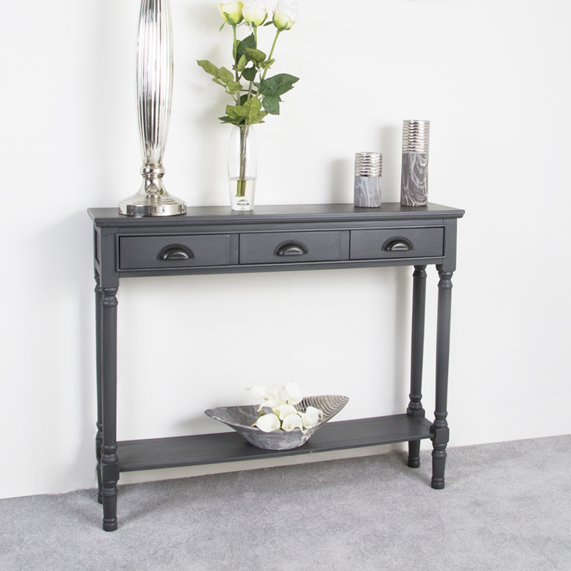 Delta Medium Grey Console Table