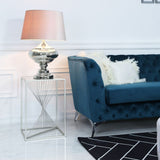 Moon Silver End Table