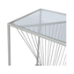 Moon Silver End Table