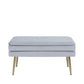 Troy Grey Storage Ottomans