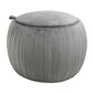 Tate Grey Round Storage Stool