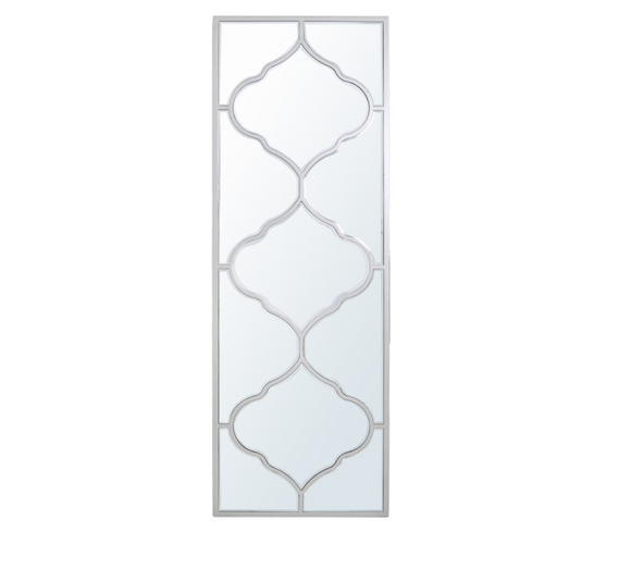Marrakech Silver Vertical Wall Mirror