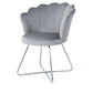 Grey Shell Back Dining Chair