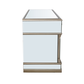 Glam Medium Champagne Mirrored Media Unit