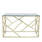 Gold Metal Console Table