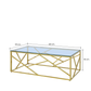 Gold Metal Coffee Table