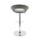 Oliver Grey Velvet Bar Stool