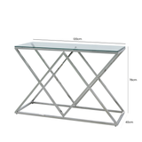Imperial Silver Console Table
