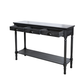 Delta Large Grey Console Table