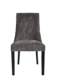Andy Chair in Mouse Chenille Fabric